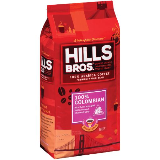 صورة قهوة حبوب هيلز بروس 907 جرام - كولمبي 100% Hills Bros Beans Coffee 907 g - 100% Colombian