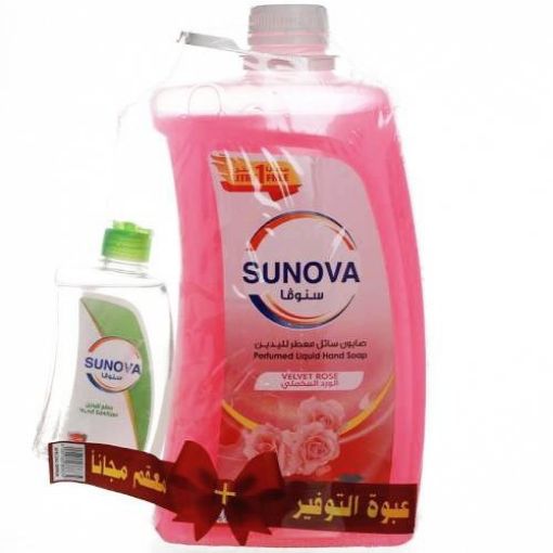 Picture of سنوفا - صابون يد سائل الورد المخملي 3.2 لتر