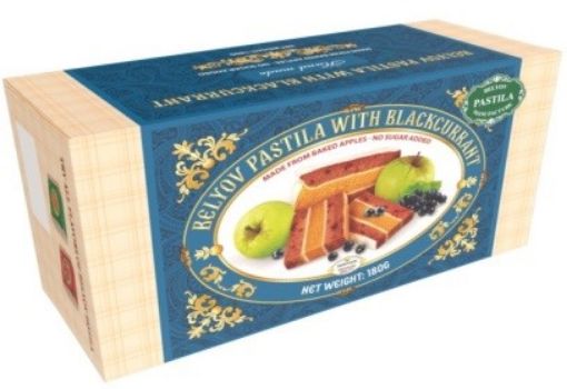 صورة باستيلا بيليف بالكشمش الأسود بدون سكر مضاف 180 جرامBelyov pastila with black currant without added sugar 180 gr