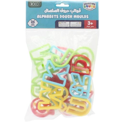 صورة روكو حروف طين + الملحقات‎/‎أدوات لتشكيل قوالب صلصال،