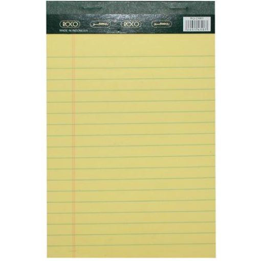 Picture of روكو دفتر كتابة عادي، A5، (80 صفحة (40 ورقة، مسطر، أصفر