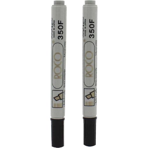 Picture of روكو قلم ماركر ثابت، 4 مم ‎-‎ 1 رأس  مشطوف، اسود