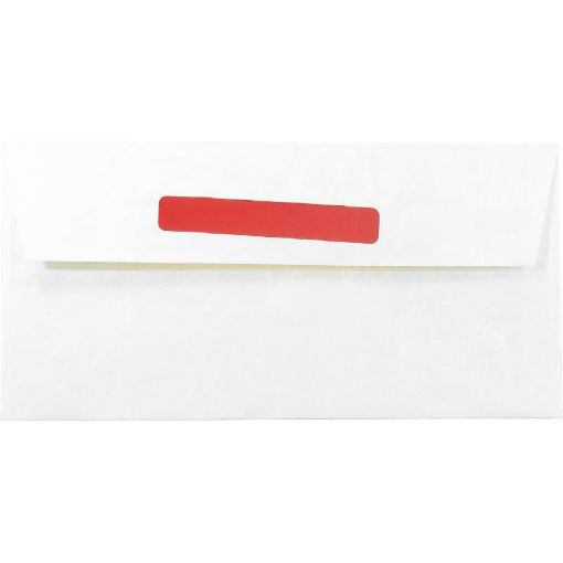 صورة روكو ظرف الامان، خامة مقاومة للتمزق‎/‎ورق تايفك، لاصق، (11.00 سم (4.33 بوصةX 22‎.00‎ cm ( ‎8‎.66‎ in )، ابيض