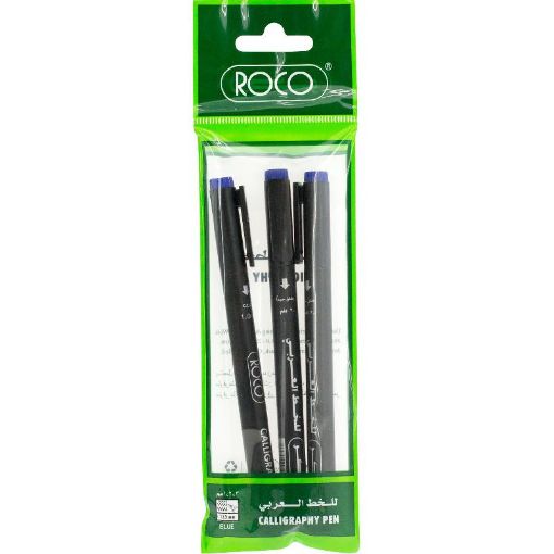 Picture of روكو قلم خط، مشطوف، مم  3.0;2.0;1.0، ازرق