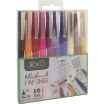 صورة روكو Finepen Iconic UF قلم خط رفيع، ألوان متنوعة، 0.45 مم، رأس  صغير، 10‎ Pieces