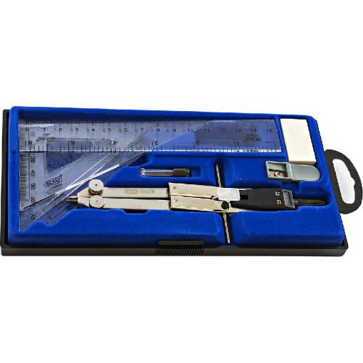 صورة روكو #700 طقم أدوات هندسية، معدن‎/‎بلاستيك، 8‎ Parts