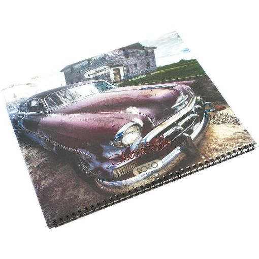 Picture of روكو دفتر اسكتش، مخرم، مع مقبض، 110‎ gsm، ابيض، 16 ورقة