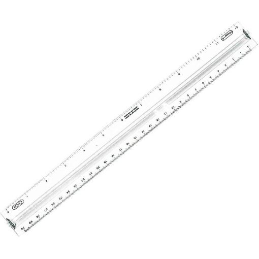 Picture of روكو Finger Grip مسطرة، 12‎" (30‎ cm)، بلاستيك