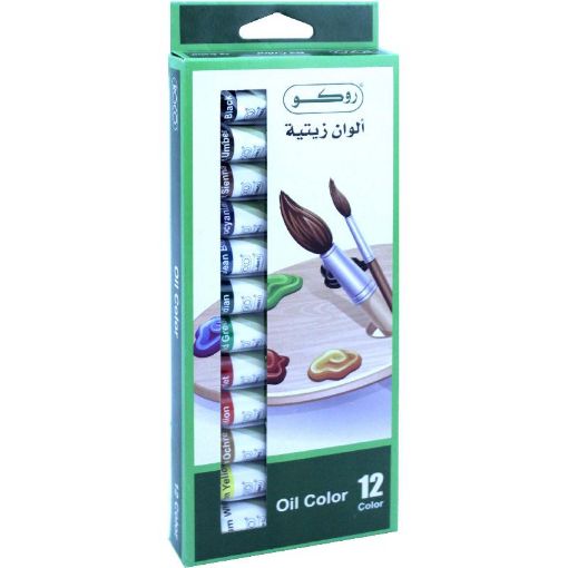 صورة روكو مجموعة لون زيتي، 12‎ لون