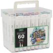 Picture of روكو Sketch Marker (60‎ Colors) قلم ماركر رسم بياني، الوان متنوعة، رأس مزدوج
