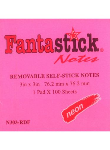 صورة ورق ملاحظات 3*3 أحمر