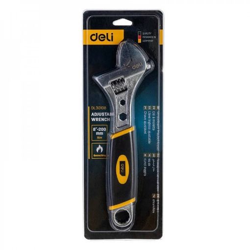 صورة Adjustable Wrench with Plastic Handle