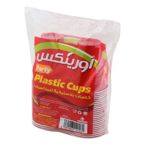 صورة كاسات بلاستيكية للمناسبات اورنكس 50/12 ( 2461 )