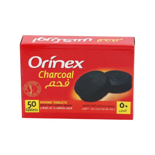 Picture of فحم مدور مغلف اورنيكس 50/24 حبة .