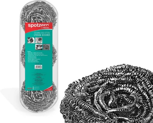 صورة Spotzero Stainless Steel Scourer Pac 3pc