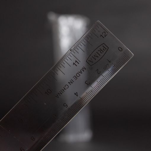 صورة مسطره بلاستيك شفاف 30سم