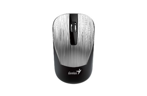 صورة Genius MOUSE : NX-7015, BLUEEYE / UNIFIED RECEIVER,HAIRLINE DESIGN 1600 DPI SILVER (Exclusive)