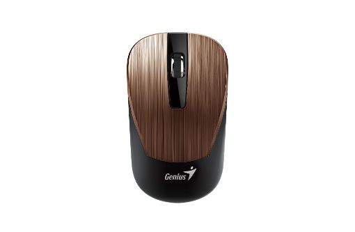 صورة Genius MOUSE : NX-7015, BLUEEYE / UNIFIED RECEIVER,HAIRLINE DESIGN 1600 DPI BROWN (Exclusive)