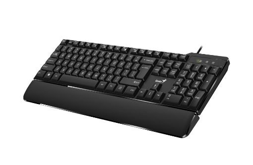 صورة Genius KEYBOARD : KB-100XP Wired Classic Keyboard with Palm rest (Exclusive)