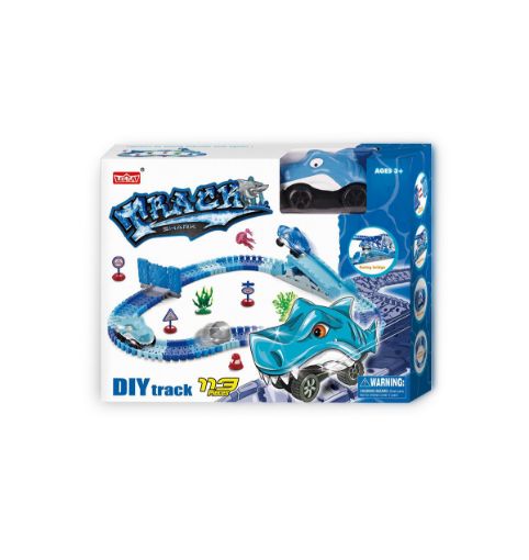 صورة طقم مسار سيارة القرش كهرباء ضو 113 قطعة