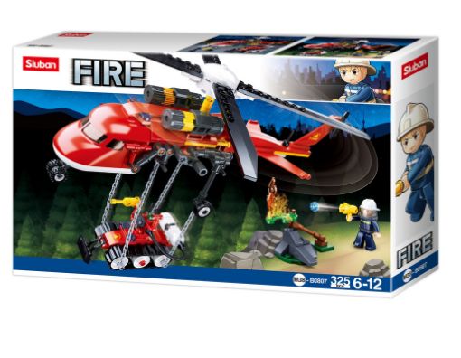 Picture of سلوبان قطع تركيب هليكوبتر حريق