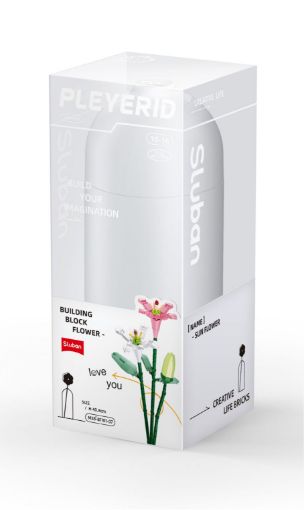 Picture of سلوبان تركيب مزهرية أبيض