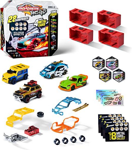 صورة ماجوريت -4 سيارات معدنية ومجموعة مفاجآت