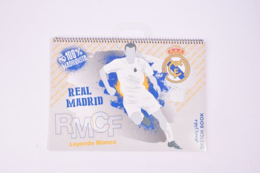 صورة كراسة رسم كرتون كبير ريال مدريد