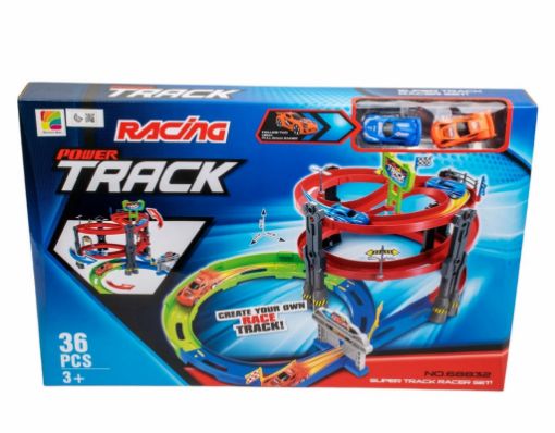 صورة سيارة سباق مع المسار