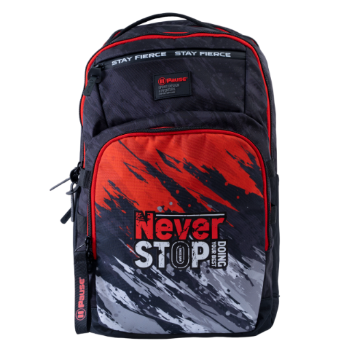 Picture of شنطة ظهربوز أسود وأحمر مع حماية + مقلمية