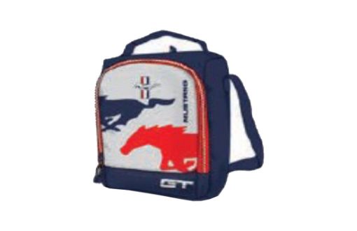 Picture of شنطة ترولي موستنج ازرق وابيض +مقلمية