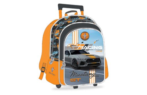 Picture of شنطة ترولي موستنج برتقالي +مقلمية