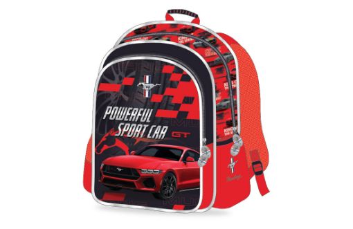 Picture of شنطة ظهر موستنج احمر +مقلمية