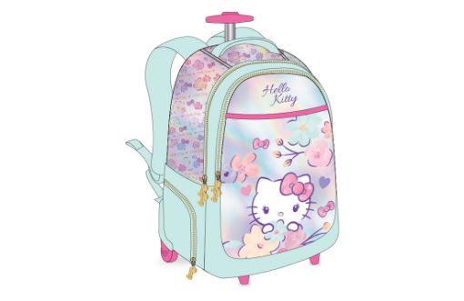 صورة شنطة ترولي هيلوكيتي سماوي+مقلمية