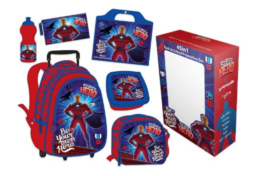 صورة طقم 45 في 1 ترولي سوبر هيرو