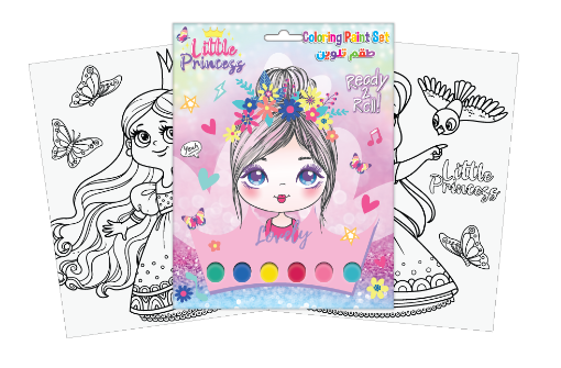 صورة مجموعة تلوين بناتي