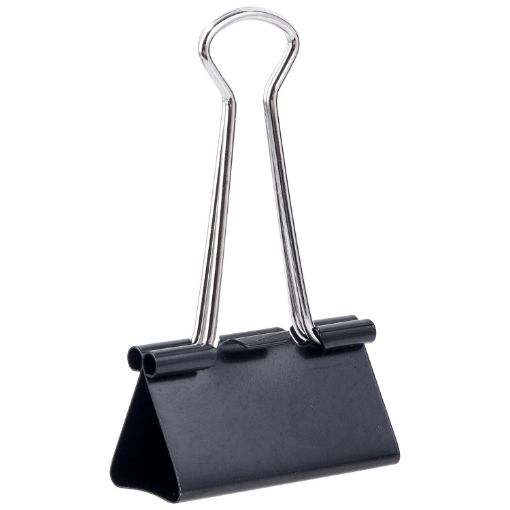 صورة ديلي مشبك ورق معدن اسود41مم