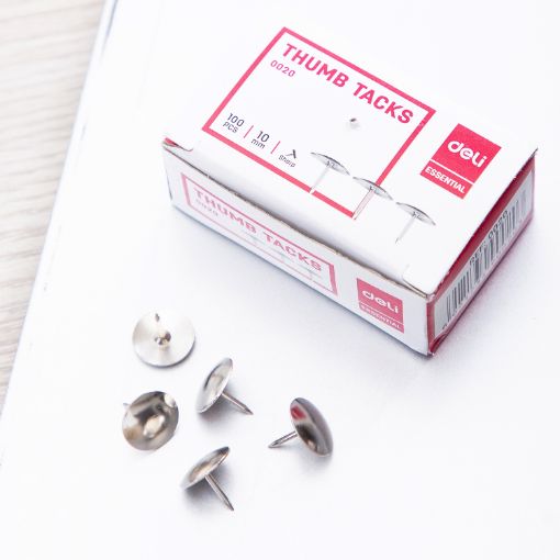 Picture of ديلي دبوس مكتب ضغط10مم فضي