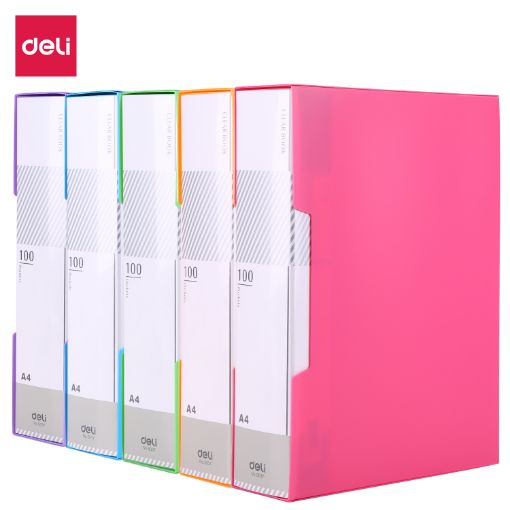 صورة ديلي6 ملف بلاستيك 100 جيب A4