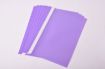 صورة ملف وجه شفاف بنفسجى A4