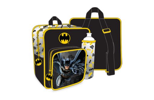 صورة شنطةظهرباتمان شادو+زمزميةولنش بوكس