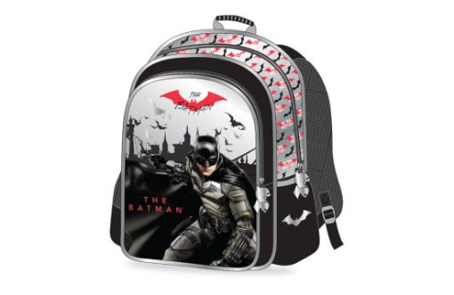 صورة شنطة ظهر باتمان اسود +مقلمية