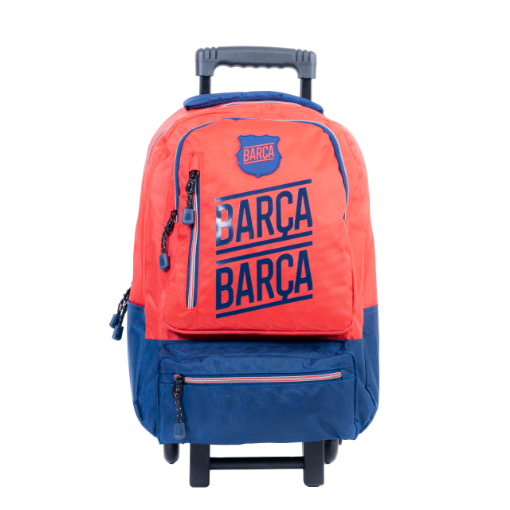 صورة شنطة ترولي برشلونة +مقلمية