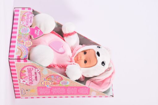 صورة دمية طفل الارنب 35سم مع اصوات الموسيقى