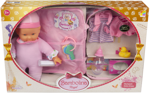 Picture of عروسة بامبولينا رويال مع شنطة و الاكسسوارات