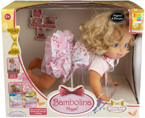 صورة عروسة بامبولينا رويال تعلم الحبو