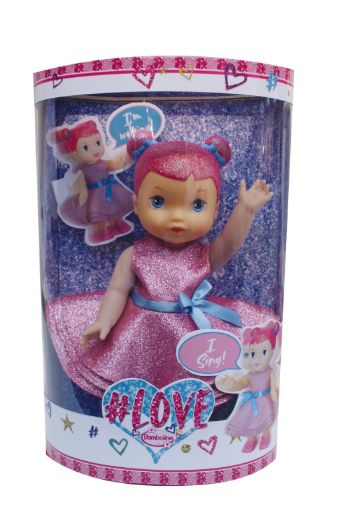 صورة دميه الشعراللامع 33 سم مع كلمات انجليزي