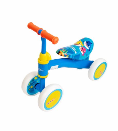 صورة دراجة بيبي شارك 4 عجلات أزرق