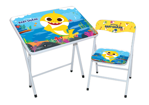 صورة كرتون طاولة و كرسي بيبي شارك
