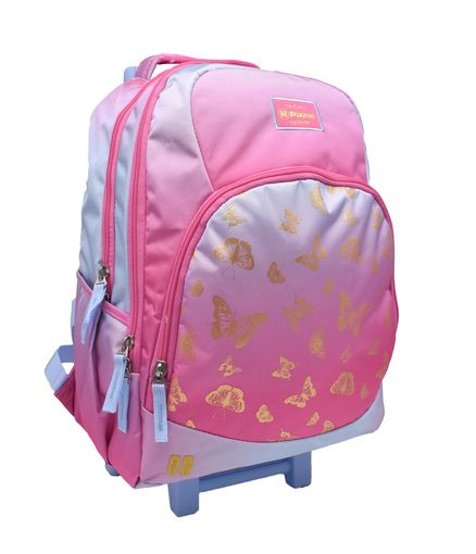 صورة شنطة ترولي مموج و فراشات بوز